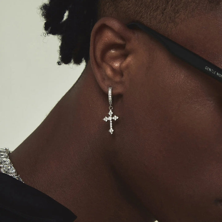 Celestial Cross Earrings - Salty Accessories