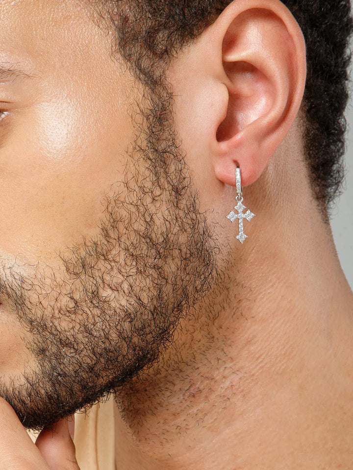 Celestial Cross Earrings - Salty Accessories