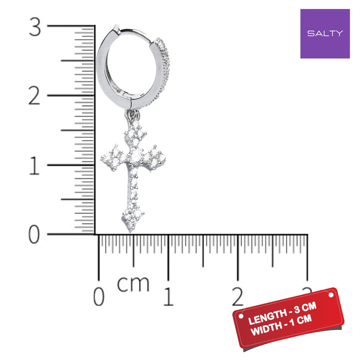 Celestial Cross Earrings - Salty Accessories