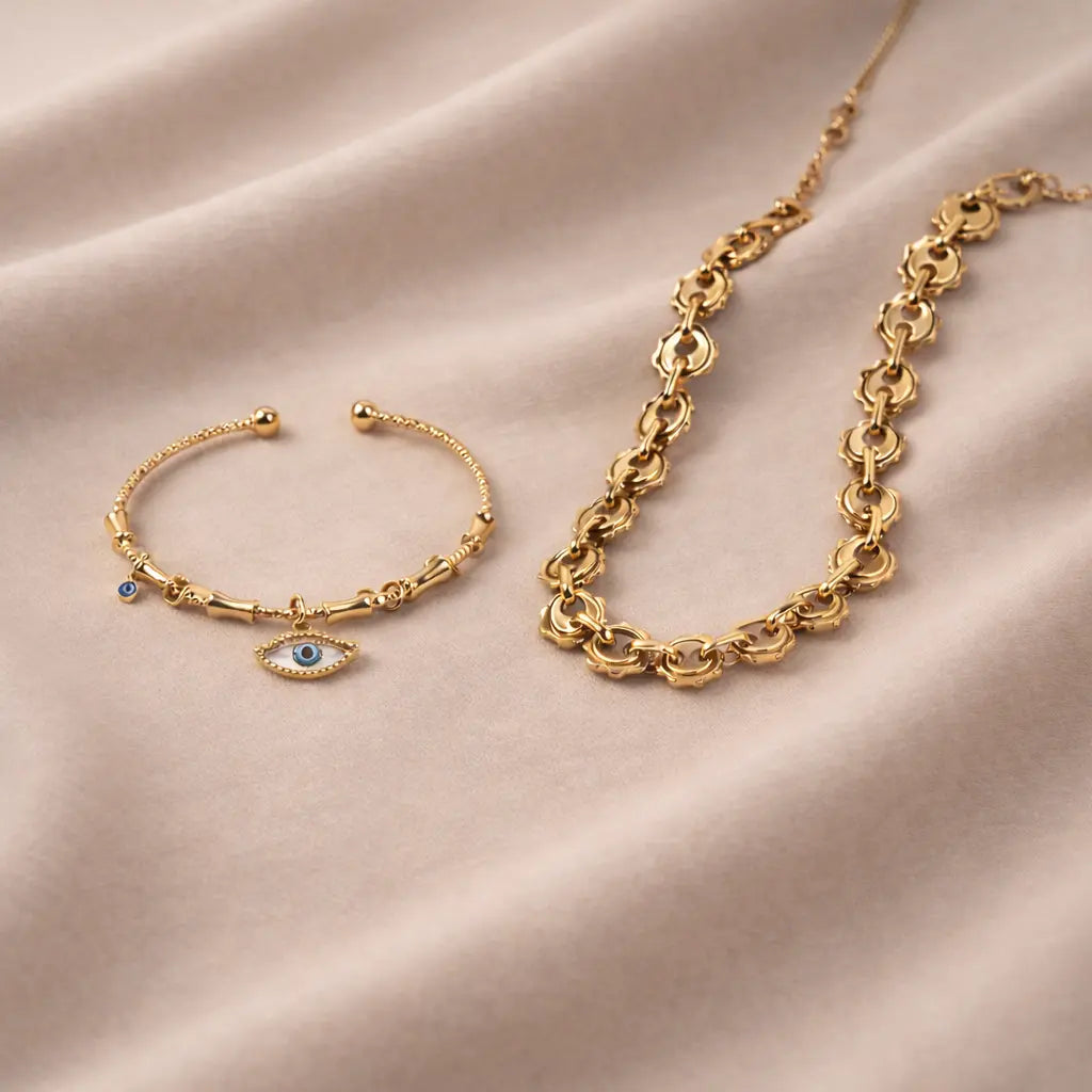 Celestial Guardian Bracelet and Necklace Combo | Salty