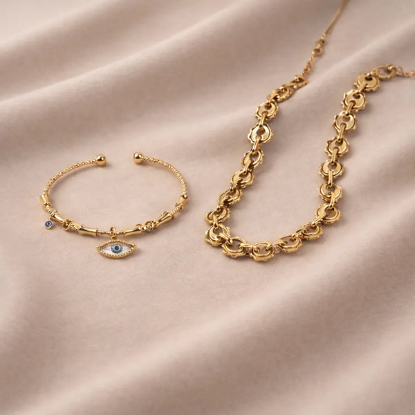 Celestial Guardian Bracelet and Necklace Combo