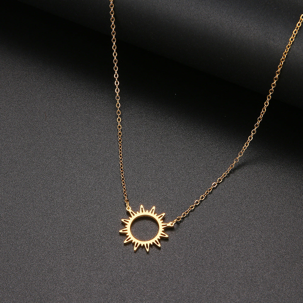 Celestial Harmony Layered Necklace - Gold Salty