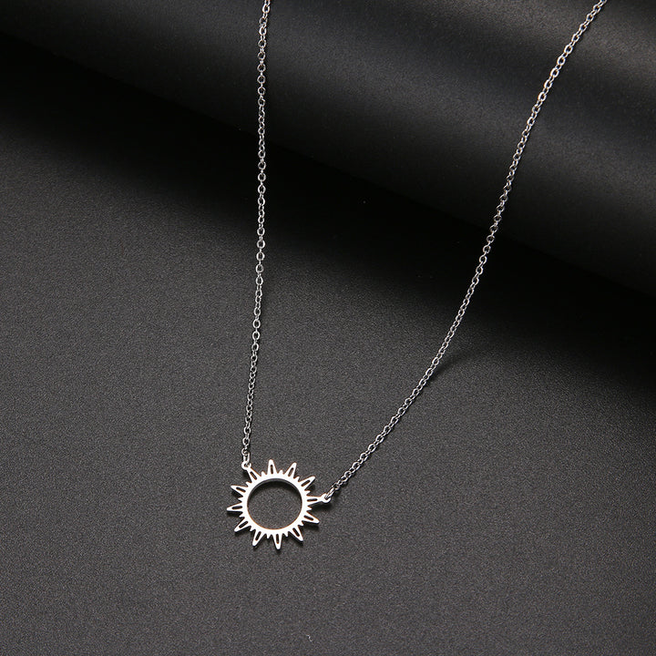 Celestial Harmony Layered Necklace - Silver Salty