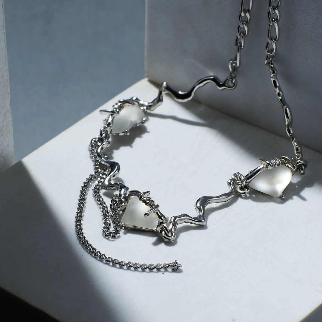 Charmed Princess Silver Necklace - Salty Accessories