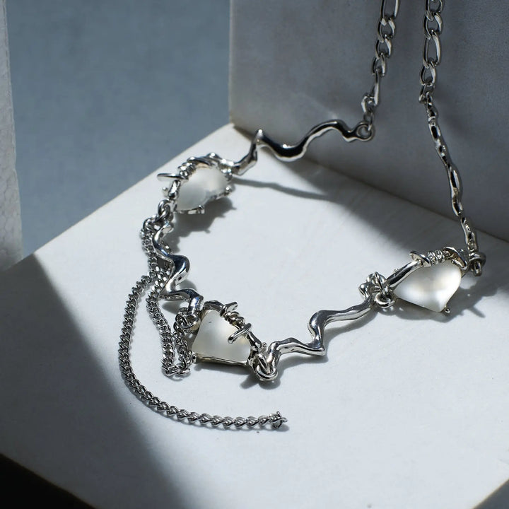 Charmed Princess Silver Necklace - Salty Accessories