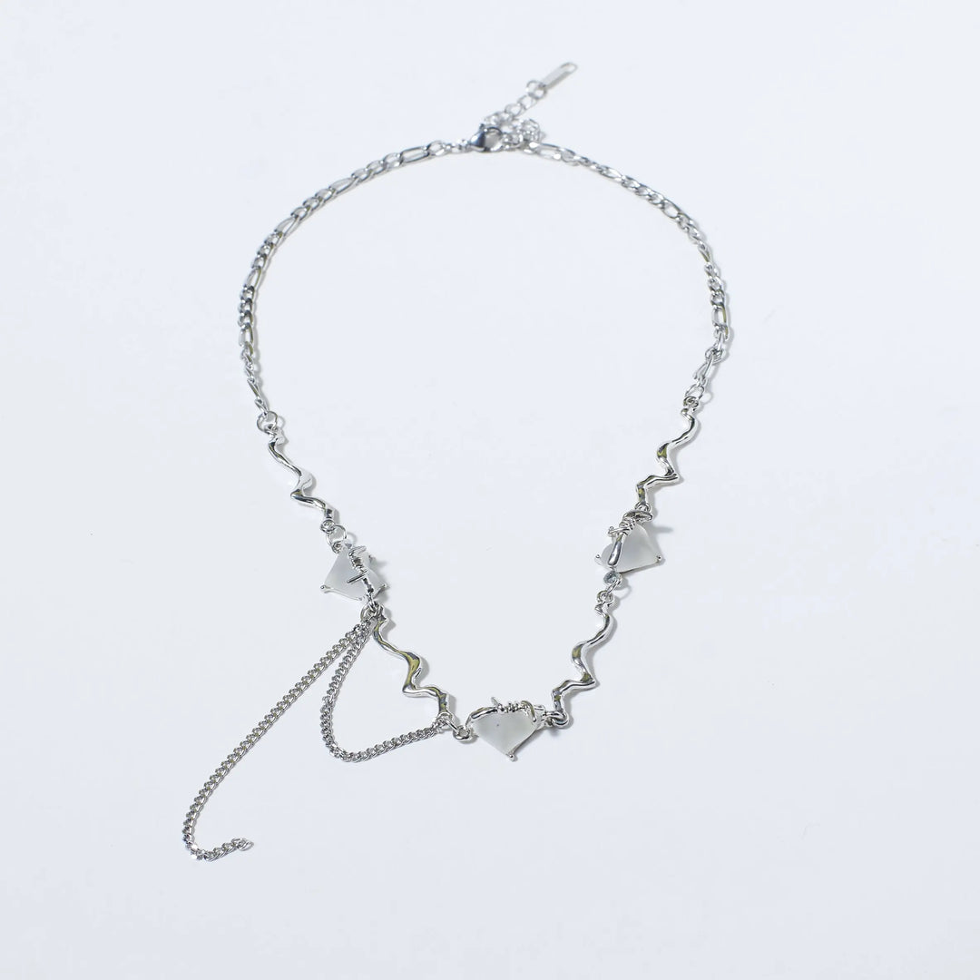 Charmed Princess Silver Necklace - Salty Accessories