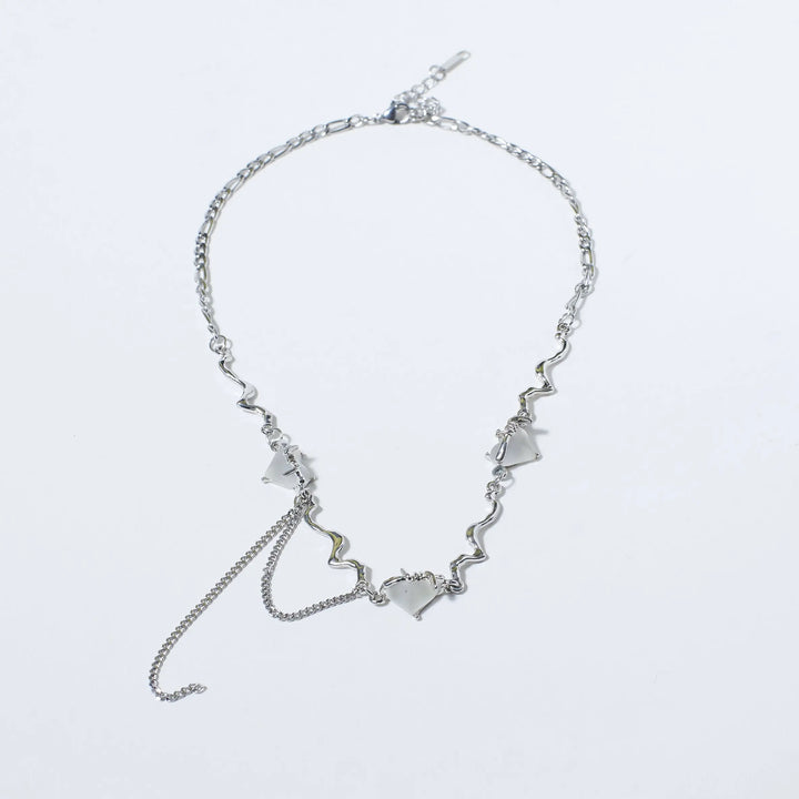 Charmed Princess Silver Necklace - Salty Accessories