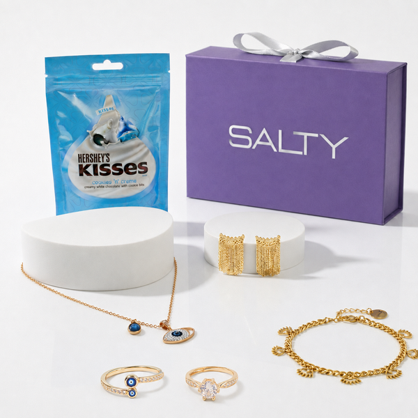 Token of Love Jewellery Gift Box for Her with Personalised Card