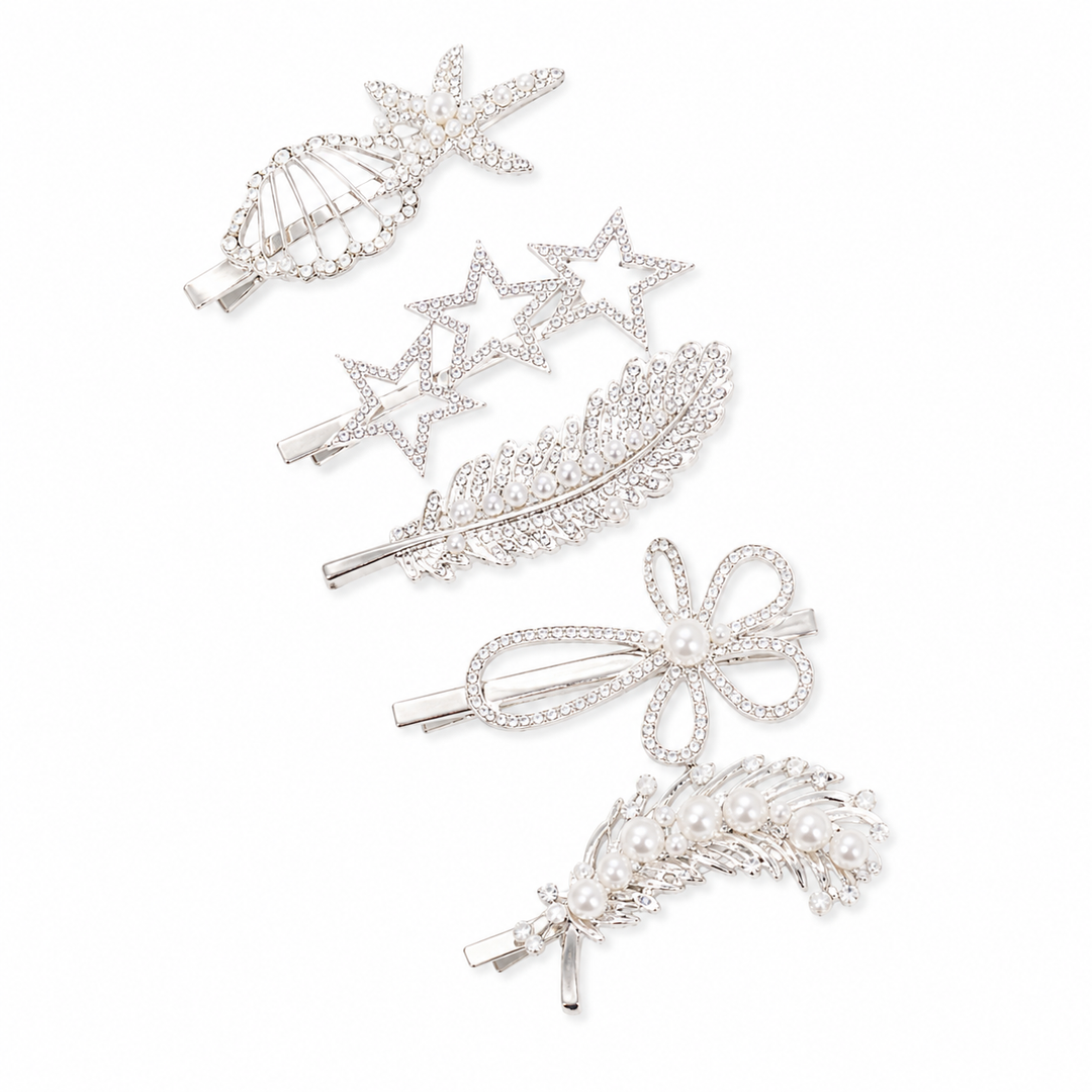 Set of 5 Gin Hair Pins