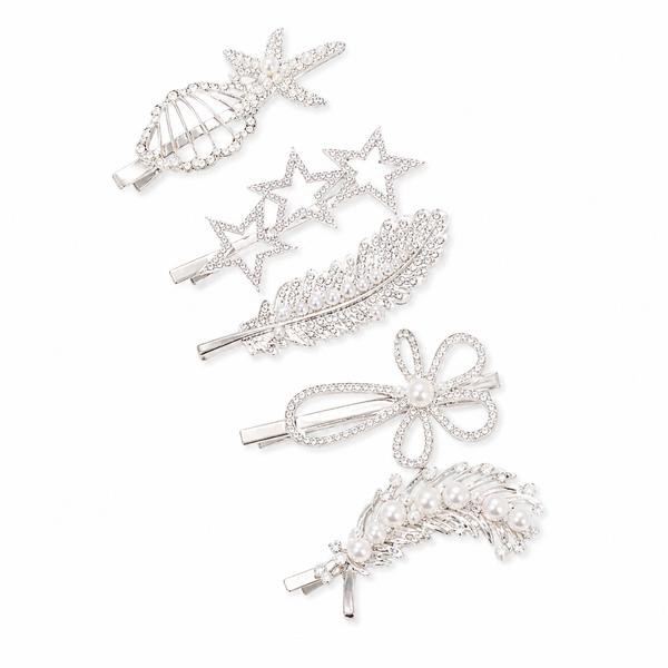 Set of 5 Gin Hair Pins
