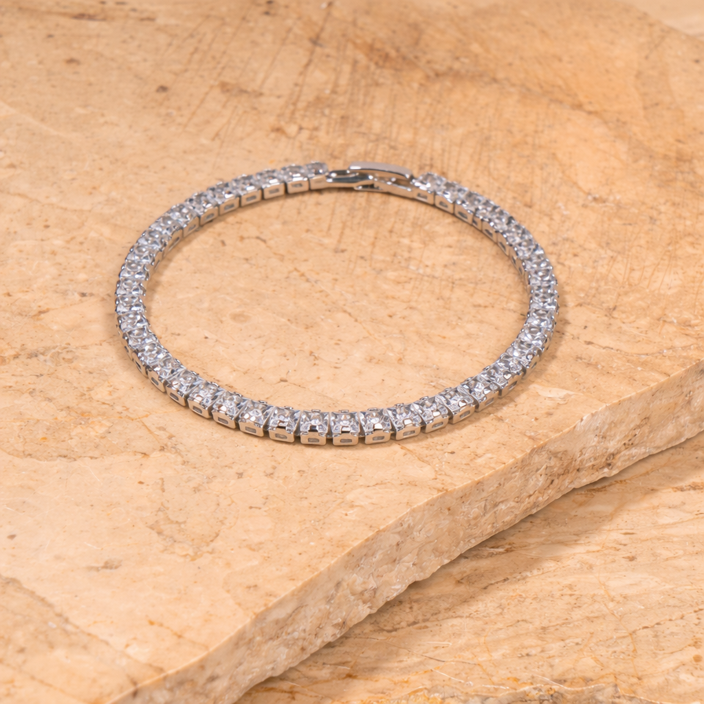 Crystal Ice Tennis Bracelet