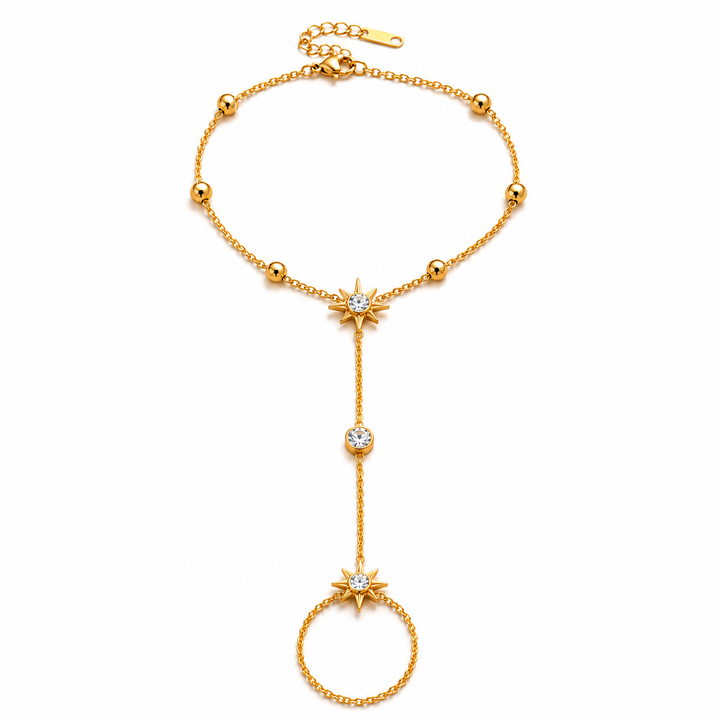2in1 Celestial Star Ring Bracelet | Salty