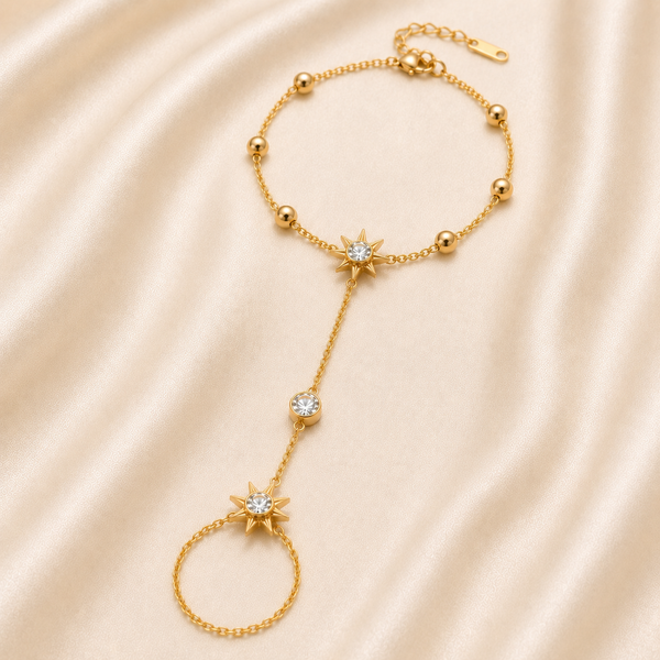 2in1 Celestial Star Ring Bracelet