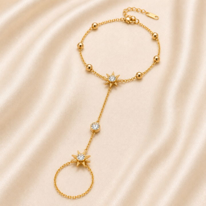 2in1 Celestial Star Ring Bracelet | Salty