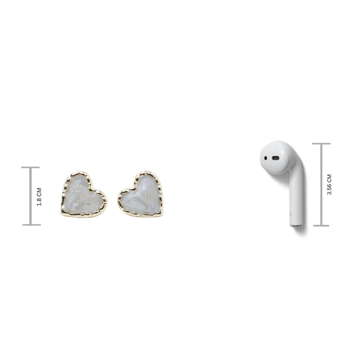 Cherished Heart Earrings - Salty Accessories