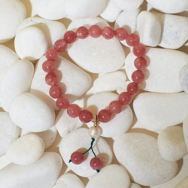 Cherry Blossom Beaded Band