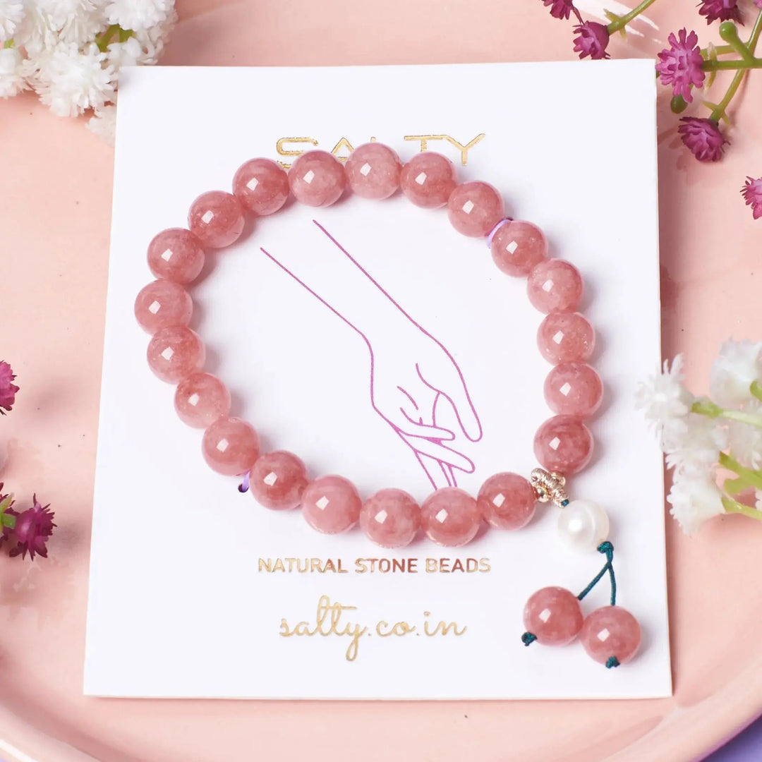 Cherry Blossom Beaded Band - Salty Accessories