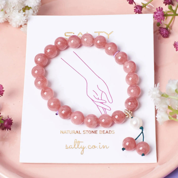 Cherry Blossom Beaded Band - Salty Accessories