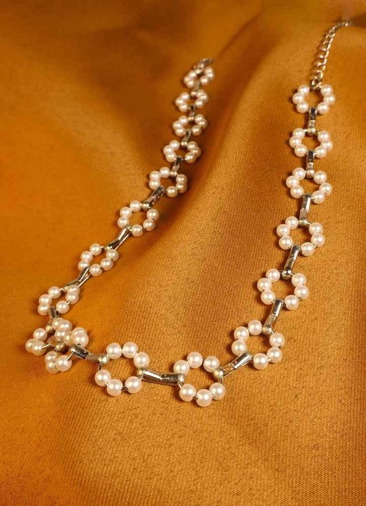 Chic Short Choker - Silver - Salty Accessories