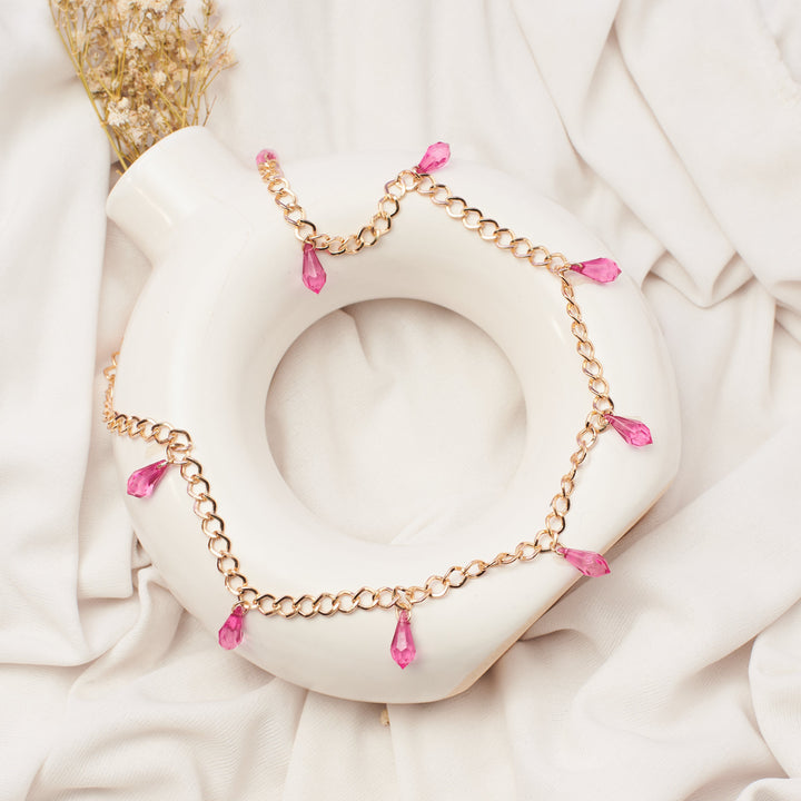 Chic Rose Tassel Chain - Salty Accessories