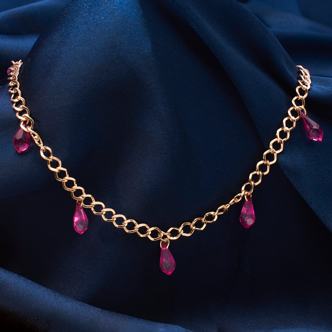 Chic Rose Tassel Chain - Salty Accessories