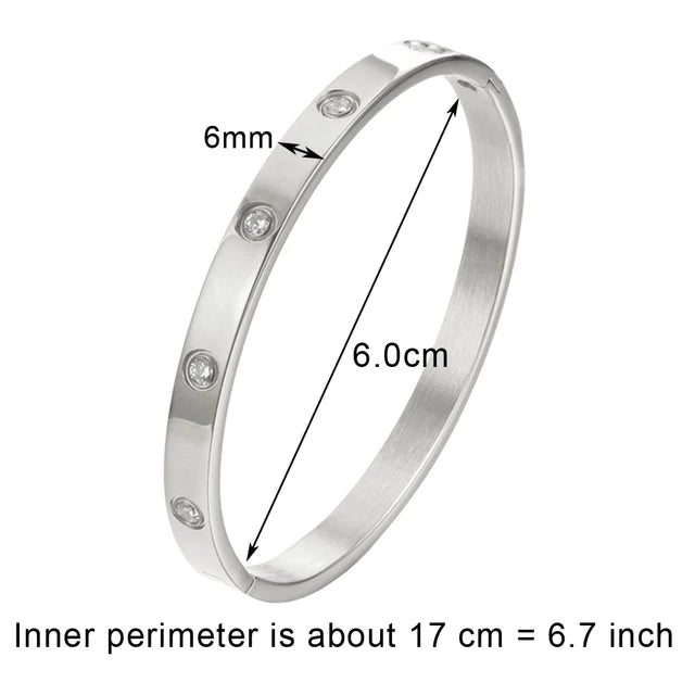 Cartier Diamond Band - Silver - Salty Accessories