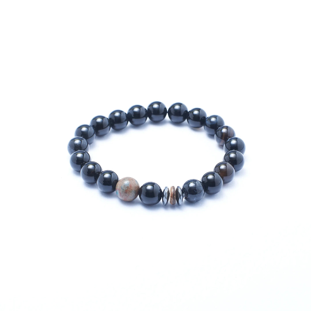 Chrome Diopside Beaded Bracelet - Salty Accessories
