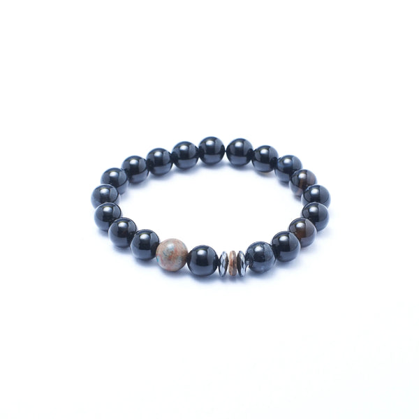 Chrome Diopside Beaded Bracelet