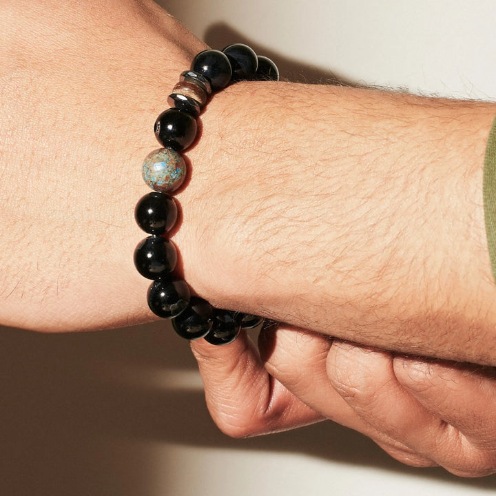 Chrome Diopside Beaded Bracelet - Salty Accessories