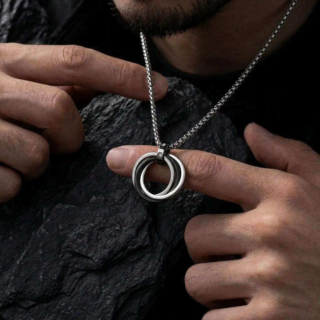Chrome Vanguard Mens Jewellery Combo | Salty