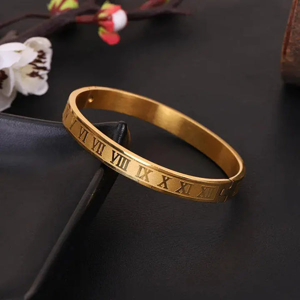 Chronos Roman Bangle Bracelet