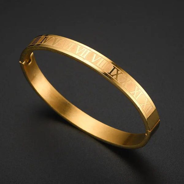 Chronos Roman Bangle Bracelet