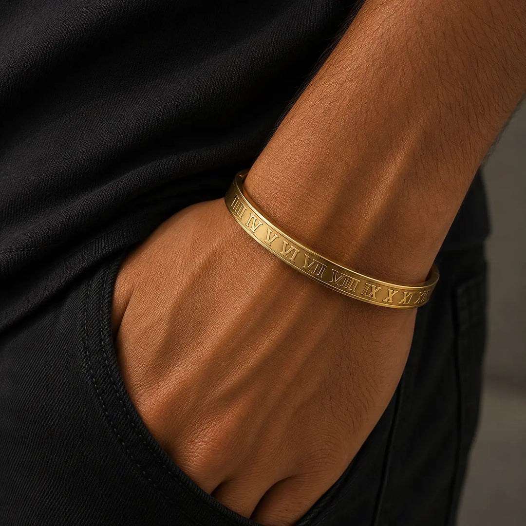 Chronos Roman Bangle Bracelet | Salty