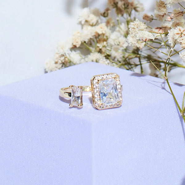 Chunky Carat Crown Ring