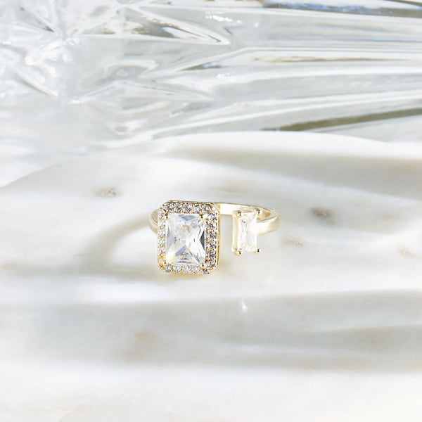 Chunky Carat Crown Ring