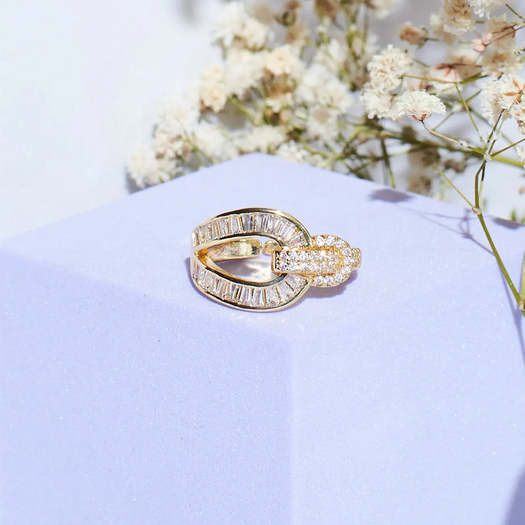 Chunky Chic Golden Ring | Salty