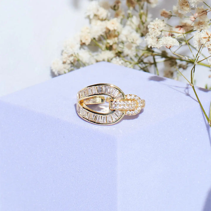 Chunky Chic Golden Ring | Salty