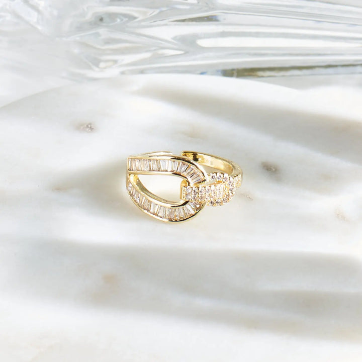 Chunky Chic Golden Ring | Salty