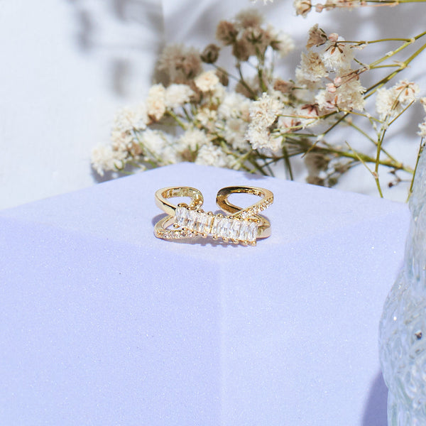 Chunky Elegance Golden Ring