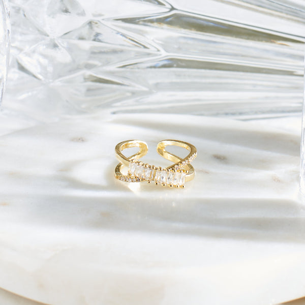 Chunky Elegance Golden Ring
