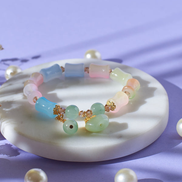 Citrine Joyful Beaded Bracelet