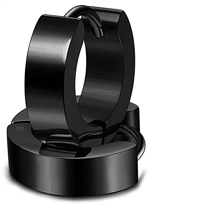 Classic Black Hoops - Salty Accessories