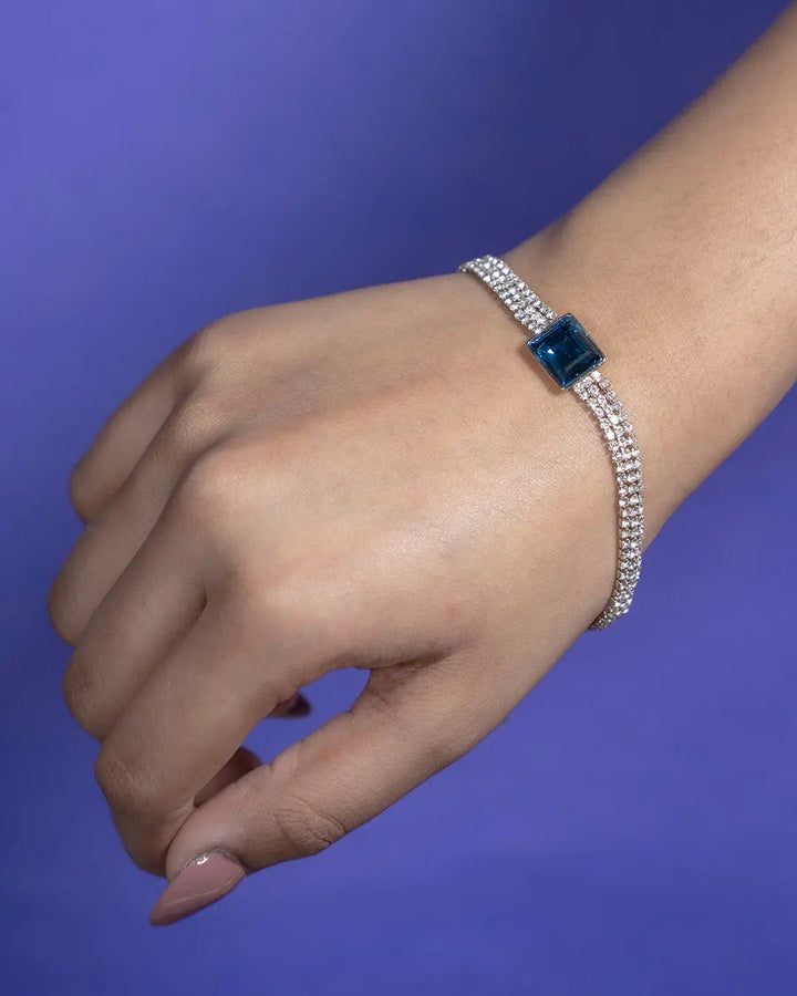 Classic Blue Charm Bracelet - Salty Accessories