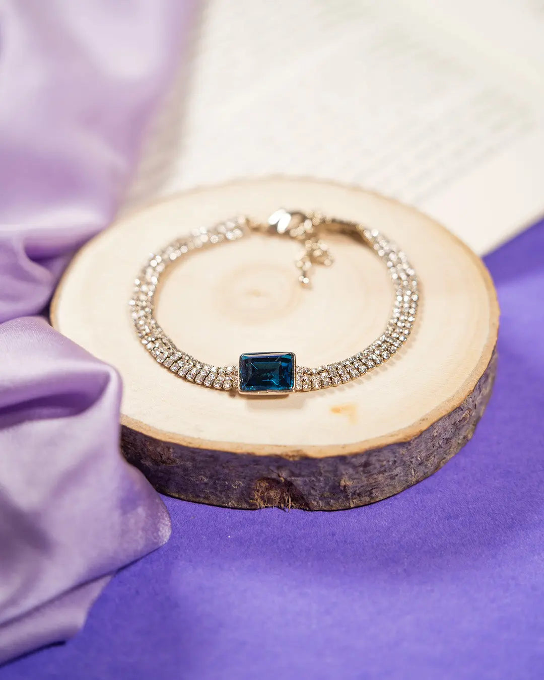 Classic Blue Charm Bracelet - Salty Accessories