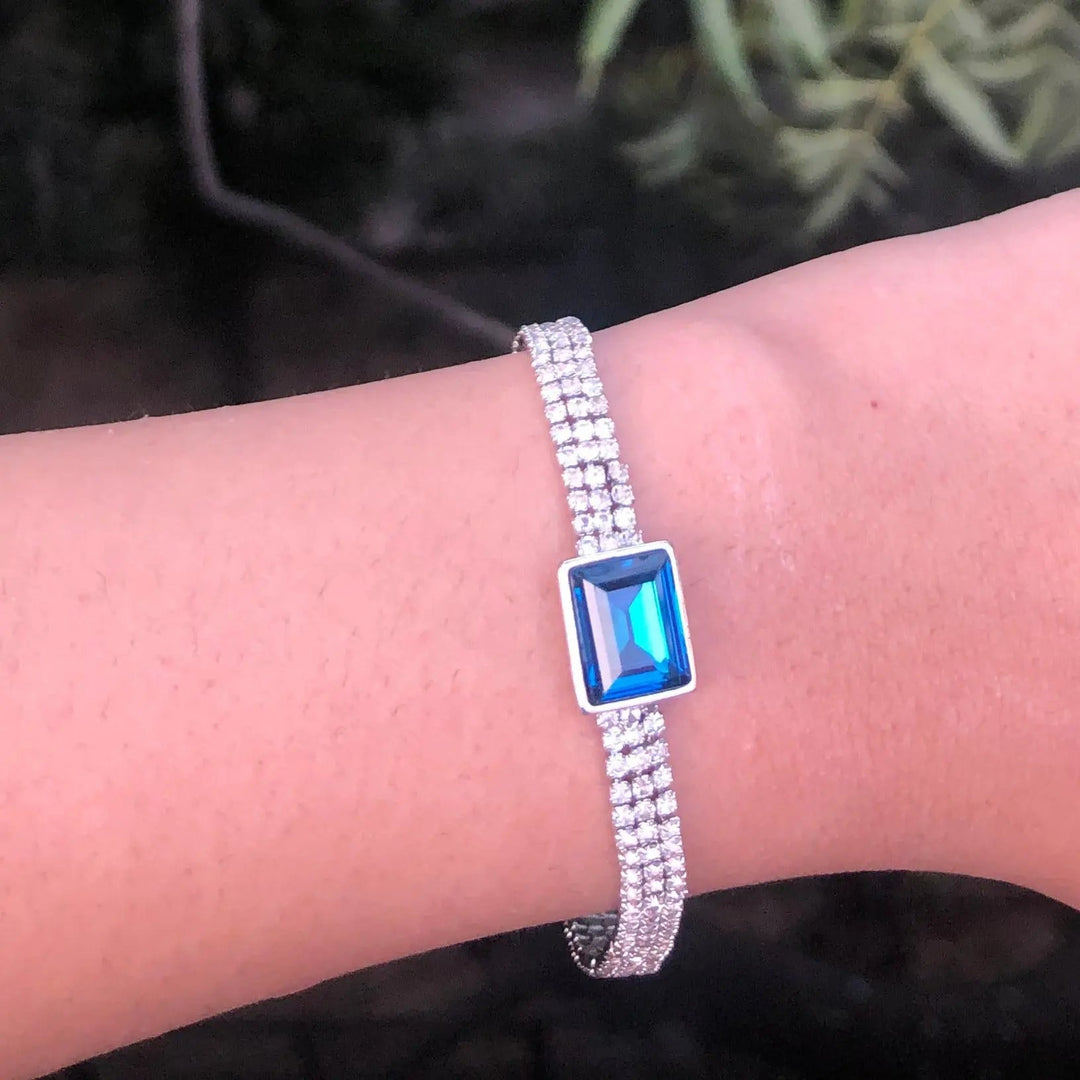 Classic Blue Charm Bracelet - Salty Accessories