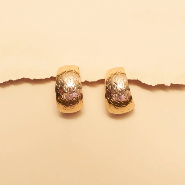 Classic Chunky Hoops - Golden