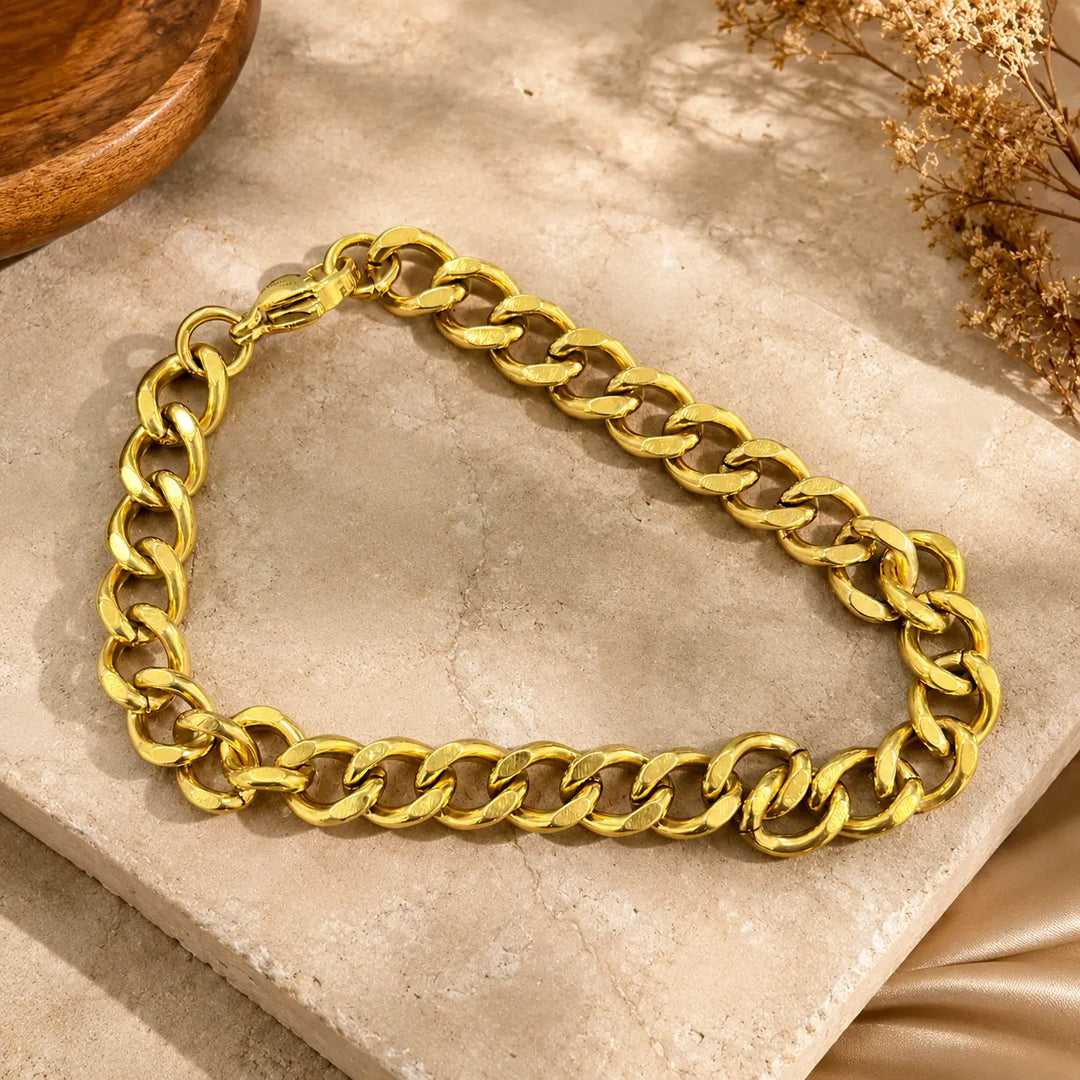 Classic Cuban Gold Bracelet | Salty