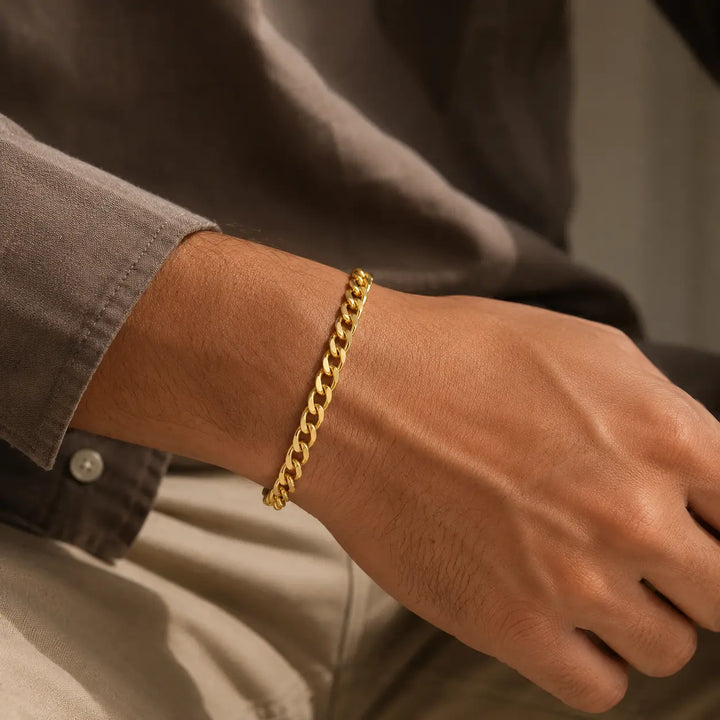 Classic Cuban Gold Bracelet | Salty
