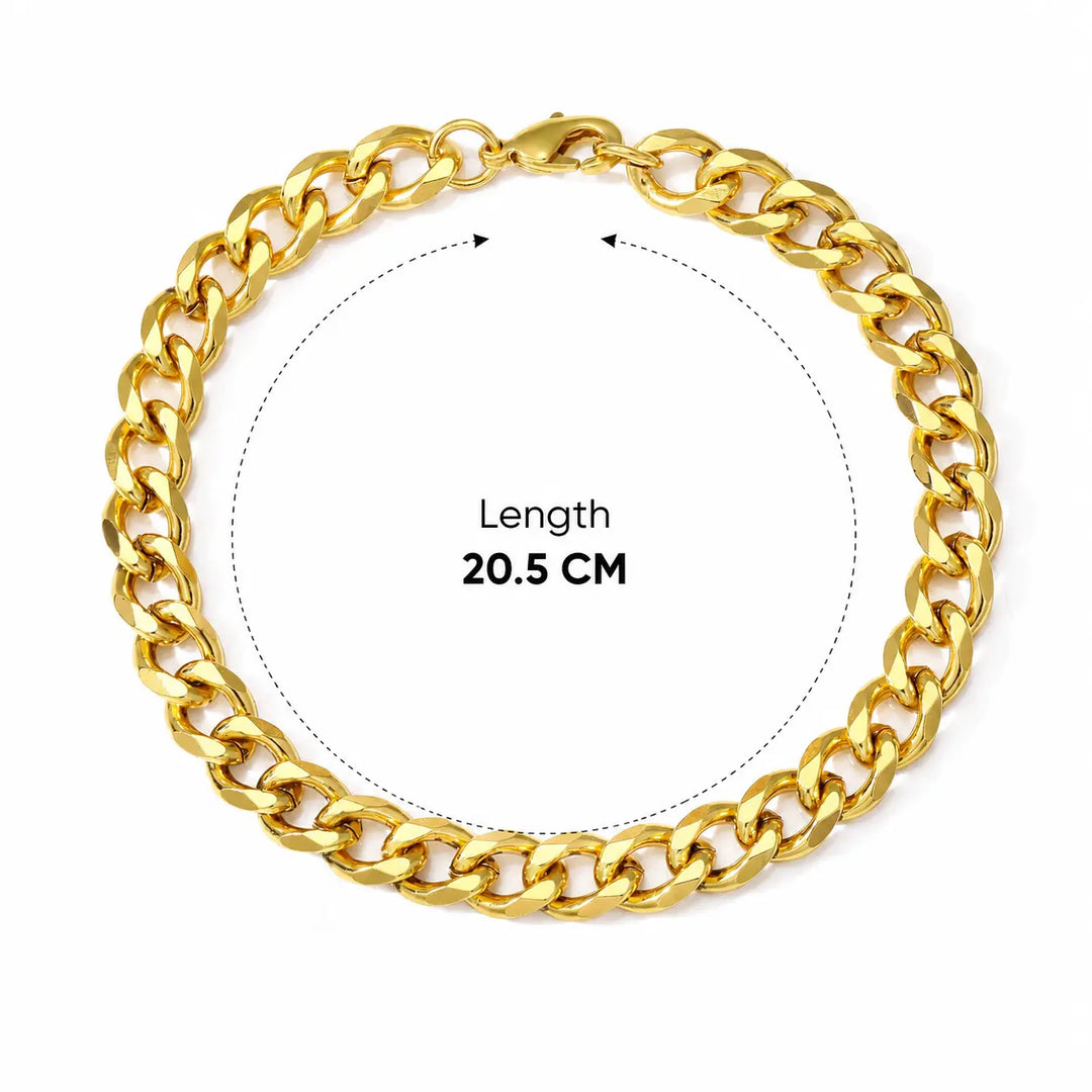 Classic Cuban Gold Bracelet | Salty