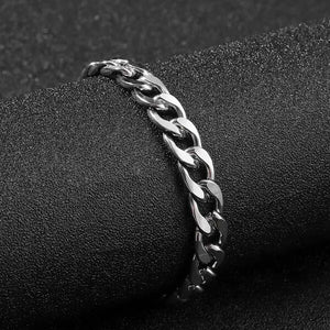 Classic Cuban Silver Bracelet - Salty Accessories
